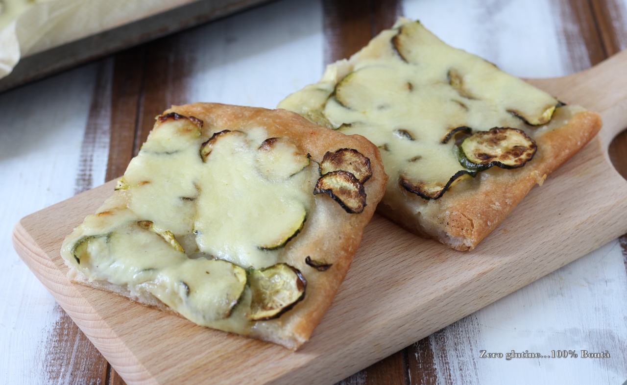 Ricetta senza glutine :: Pizza alla pala senza glutine con zucchine e  melanzane