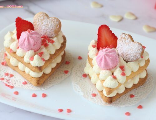 Mini Cream tart per San Valentino