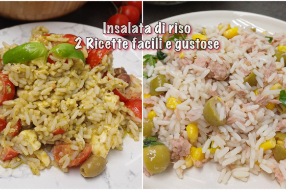 Insalata di riso: 2 Ricette facili e gustose