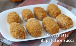 Crocchette di patate e zucca in friggitrice ad aria