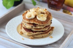 Pancake alle banane senza uova