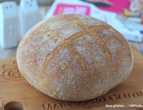 Pagnotta di pane semintegrale senza glutine