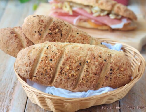 Panini lunghi con farina Caputo senza glutine