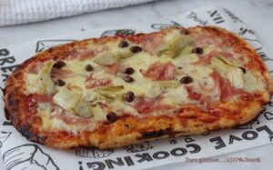 Pizza in teglia capricciosa senza glutine