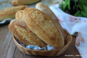 Panini lunghi al burro senza glutine