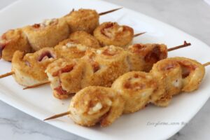 Girelle di pollo in friggitrice ad aria