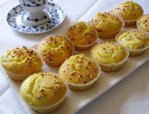 Muffin con ricotta e limone