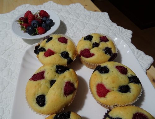 Muffin con frutti di bosco