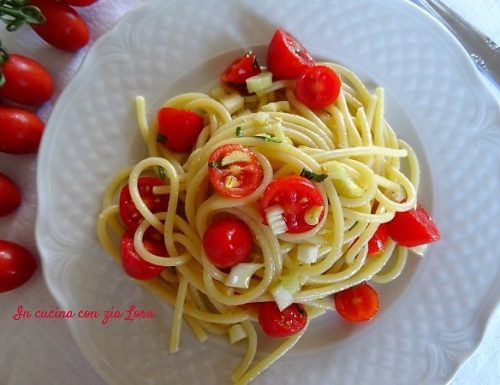 Spaghetti in insalata ricetta estiva