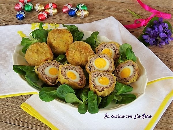 Polpette con uova di quaglia