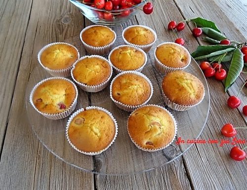 Muffin con ciliege ricetta semplice