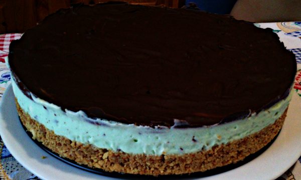 Cheesecake menta e cioccolato