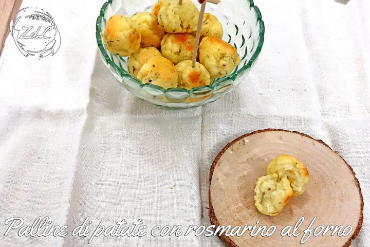 Palline di patate con rosmarino al forno
