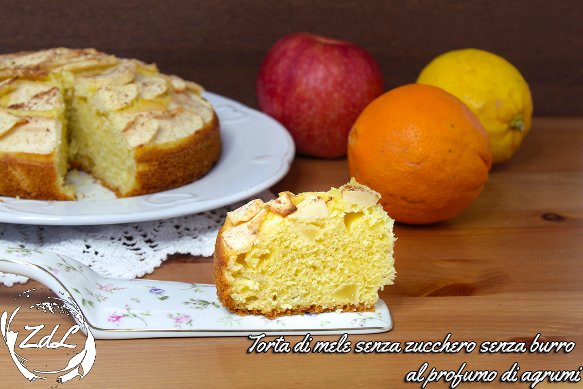 torta di mele dietetica senza zucchero