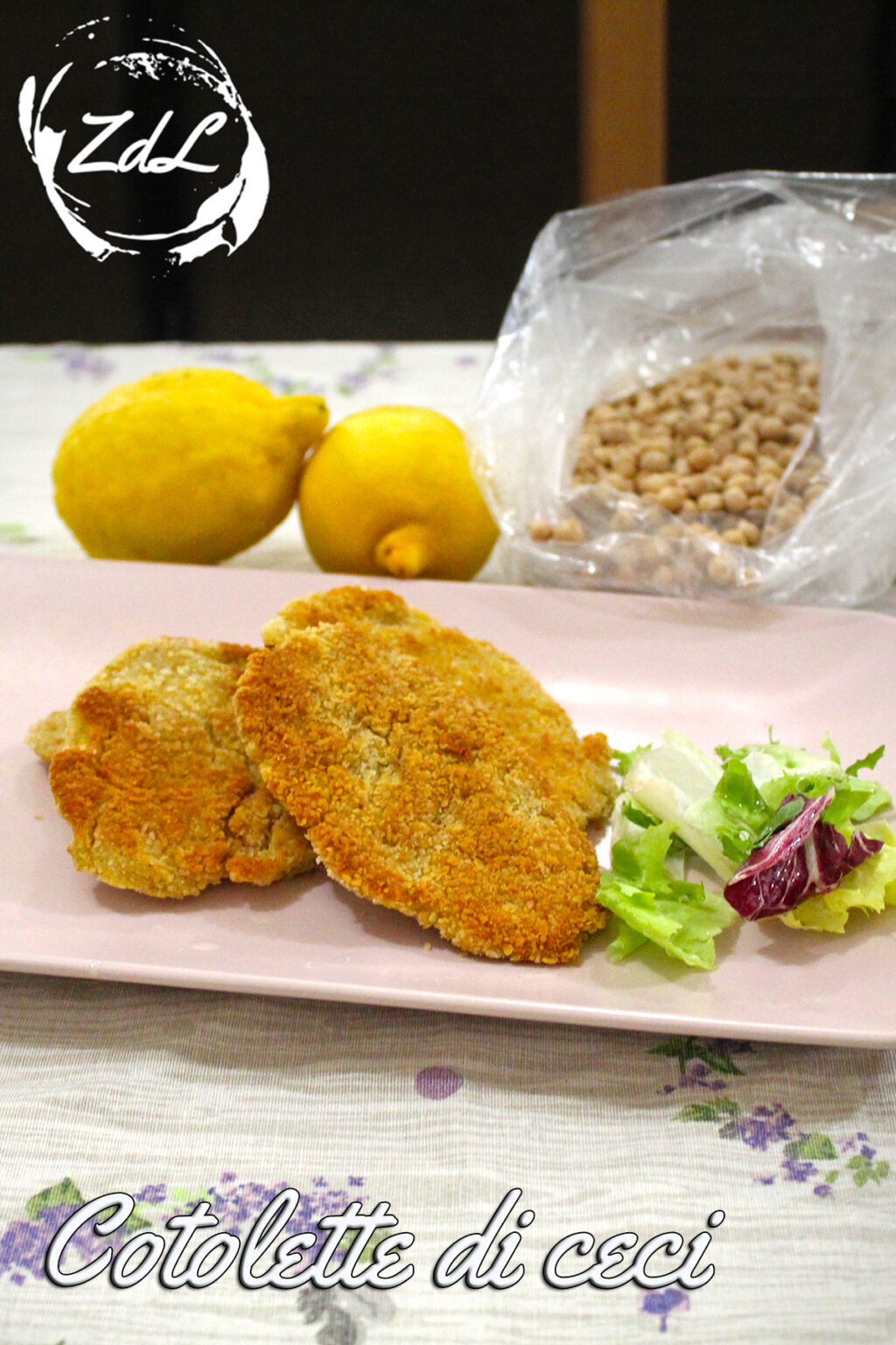 Cotolette di ceci ricetta facile e veloce con farina di ceci