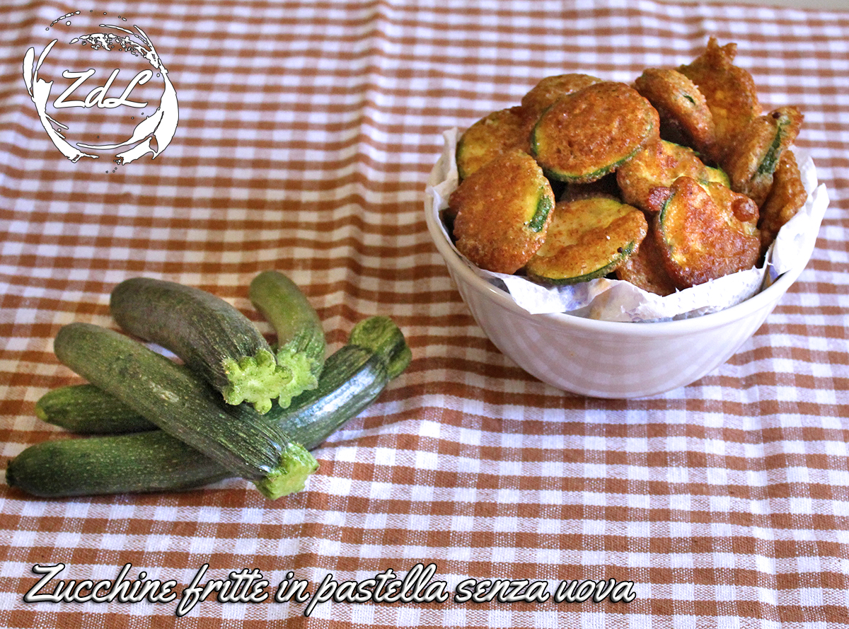 Zucchine fritte in pastella senza uova - croccanti | Zucchero di Lana