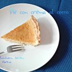 Pie con crema al cocco